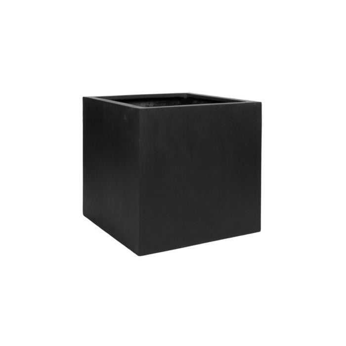 Block Black - M - D40xH40 - Pottery Pots | Betonlook Plantenbak