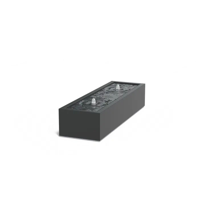 Watertafel Aluminium 200 x 60 x 40 cm - Fontein