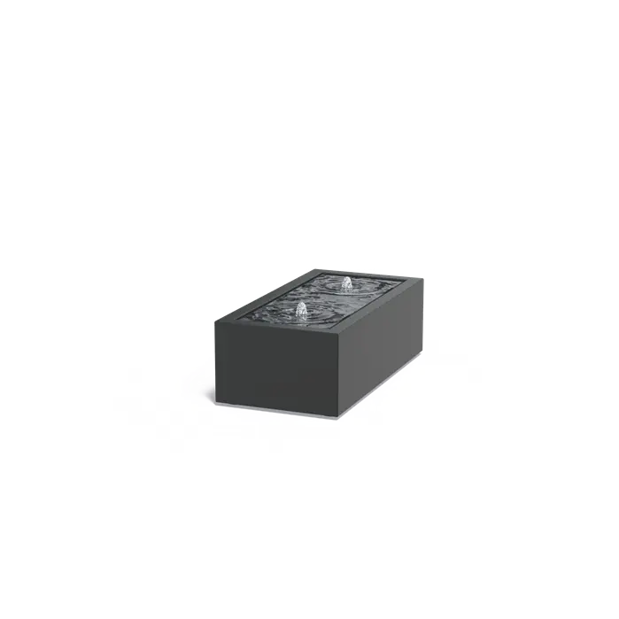 Watertafel Aluminium 120 x 60 x 40 cm - Fontein