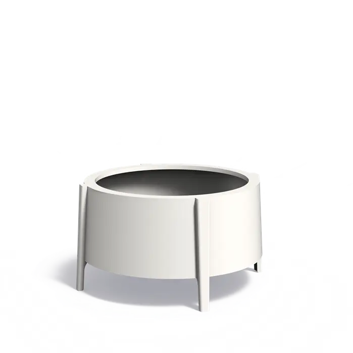 Aluminium Plantenbank Rond op Poten 100 x 60 cm
