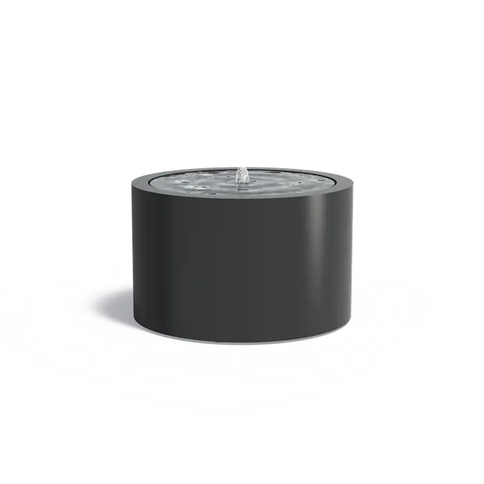 Watertafel Aluminium Rond 120 x 75 cm - Fontein