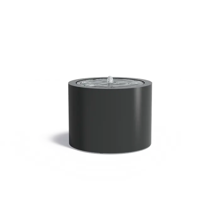 Watertafel Aluminium Rond 100 x 75 cm - Fontein