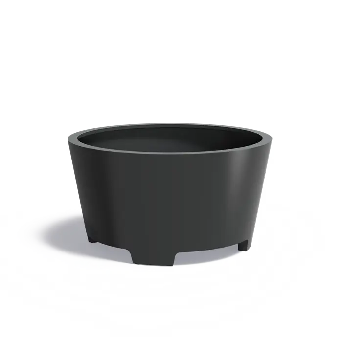 Aluminium Plantenbak op Poten 150 x 80 cm - Rond
