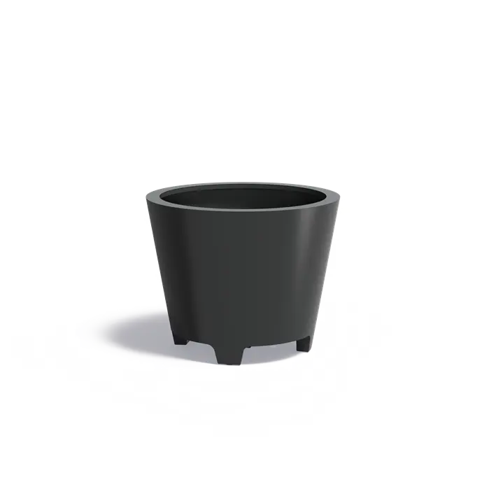 Aluminium Plantenbak op Poten 100 x 60 cm - Rond