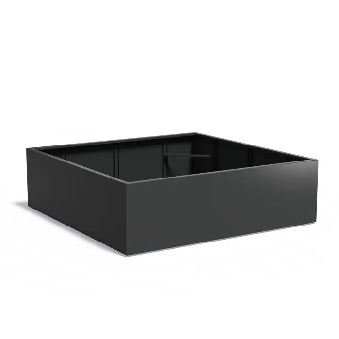 Aluminium Plantenbak 200 x 200 x 60 cm