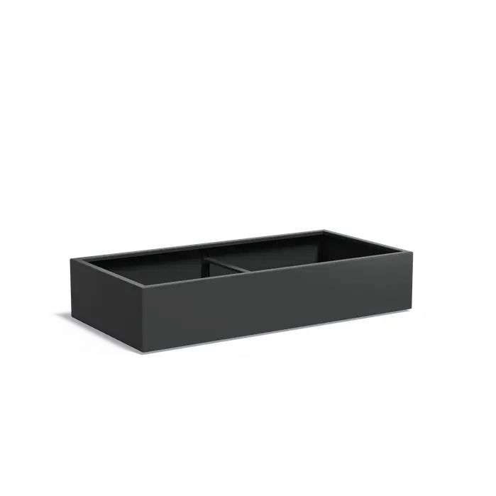 Aluminium Plantenbak 200 x 100 x 40 cm