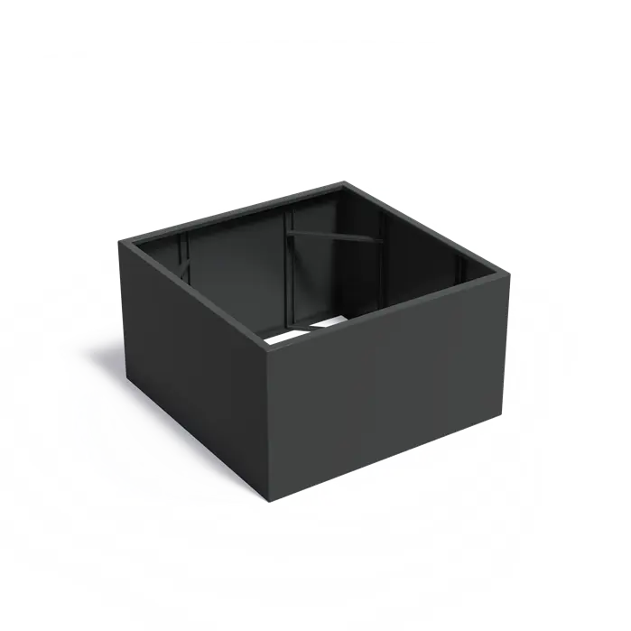 Aluminium Plantenbak 140 x 140 x 80 cm - Zonder Bodem