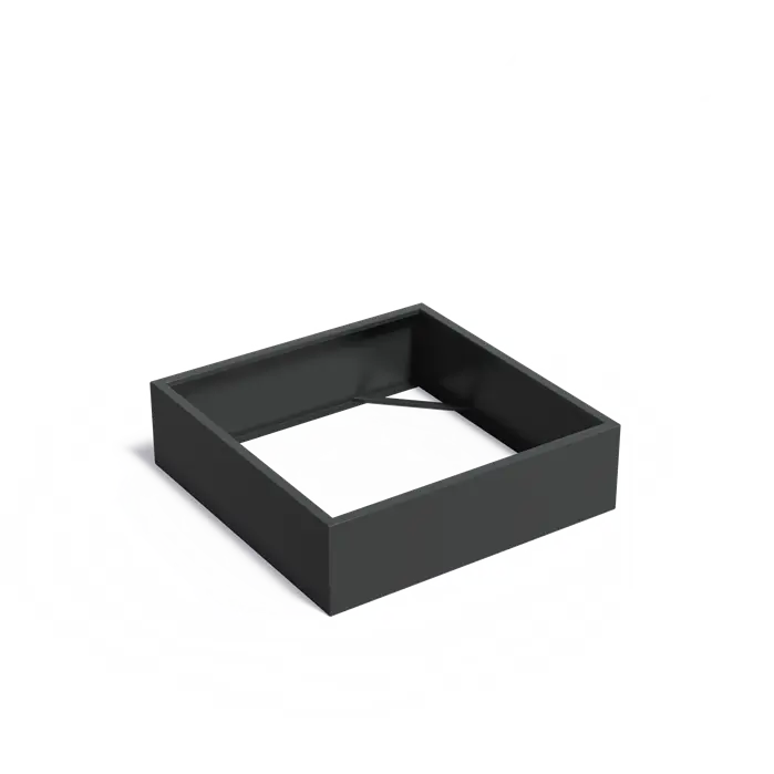 Aluminium Plantenbak 140 x 140 x 40 cm - Zonder Bodem