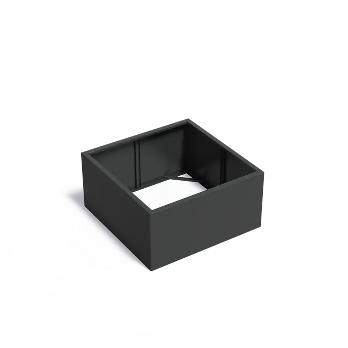 Aluminium Plantenbak 120 x 120 x 60 cm - Zonder Bodem