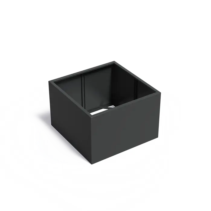 Aluminium Plantenbak 120 x 120 x 80 cm - Zonder Bodem