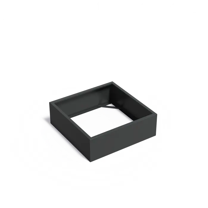 Aluminium Plantenbak 120 x 120 x 40 cm - Zonder Bodem