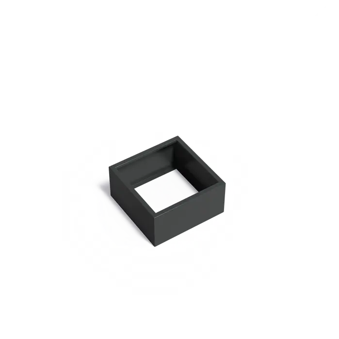Aluminium Plantenbak 80 x 80 x 40 cm - Zonder Bodem