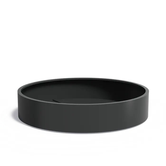 Aluminium Plantenbak Rond 200 x 40 cm