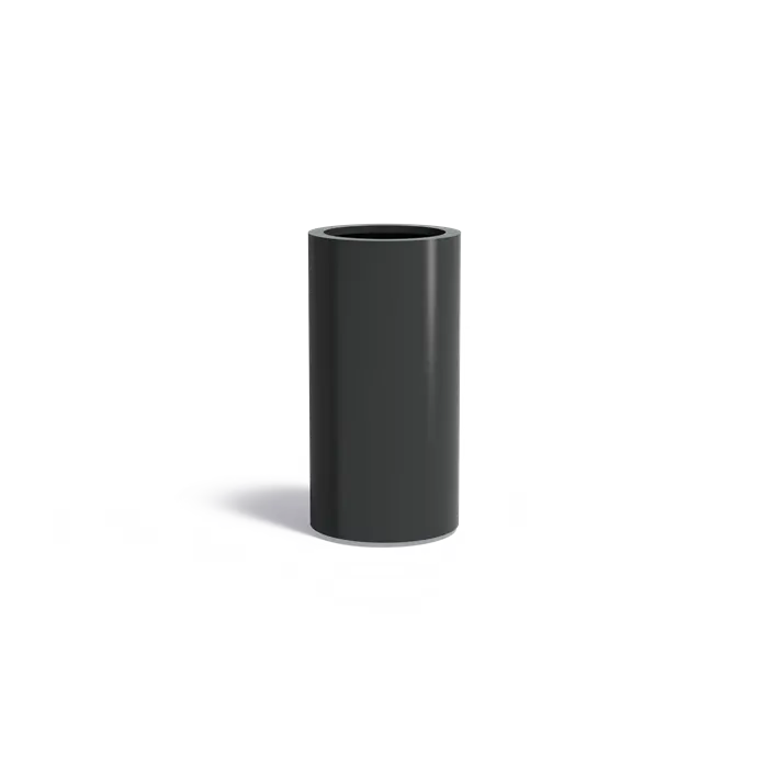 Aluminium Plantenbak Rond 50 x 100 cm