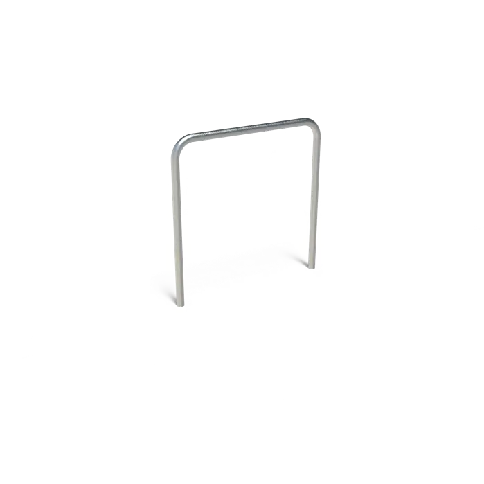 Fietsaanleunbeugel RVS 105 x 15 x 107 cm - Fietsnietje