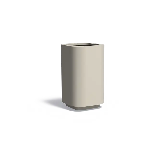 Aluminium Plantenbak 70 x 70 x 120 cm