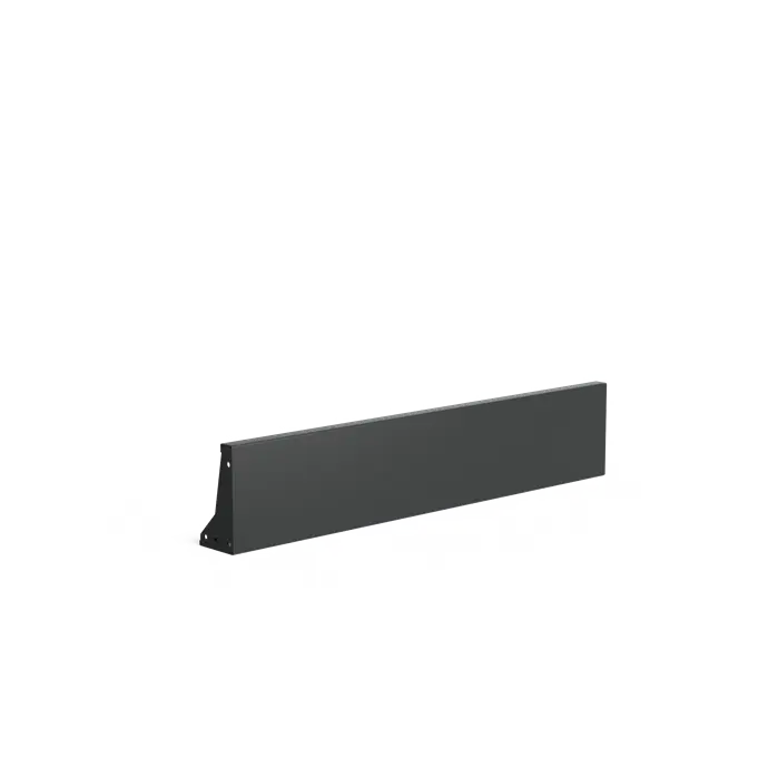 Keerwand Aluminium 1500 x 150 x 300 mm