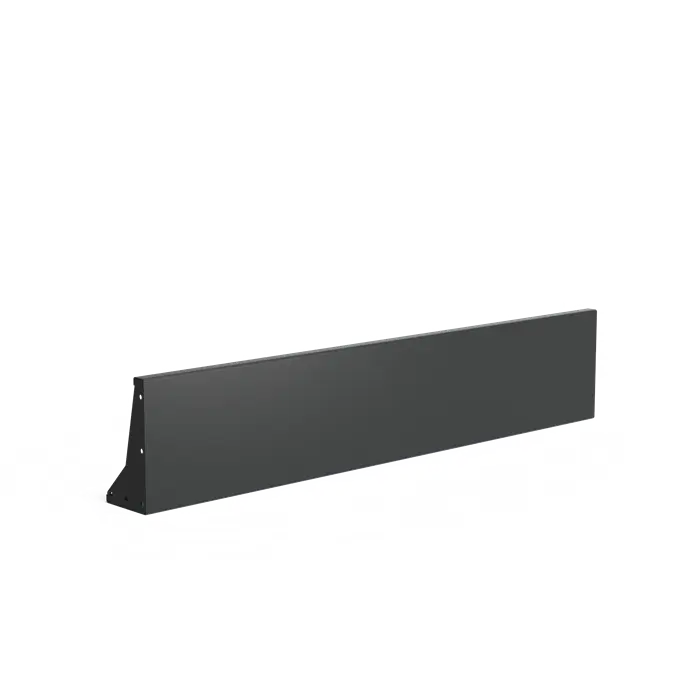 Keerwand Aluminium 2000 x 200 x 400 mm