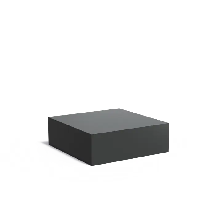 Sokkel Buiten 120 x 120 x 40 cm | Tuinsokkel Aluminium