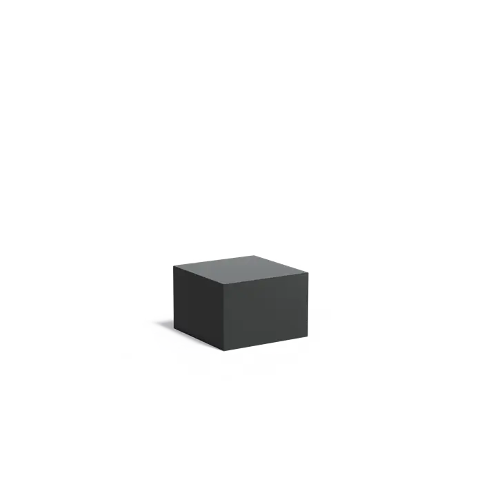 Sokkel Buiten 60 x 60 x 40 cm | Tuinsokkel Aluminium