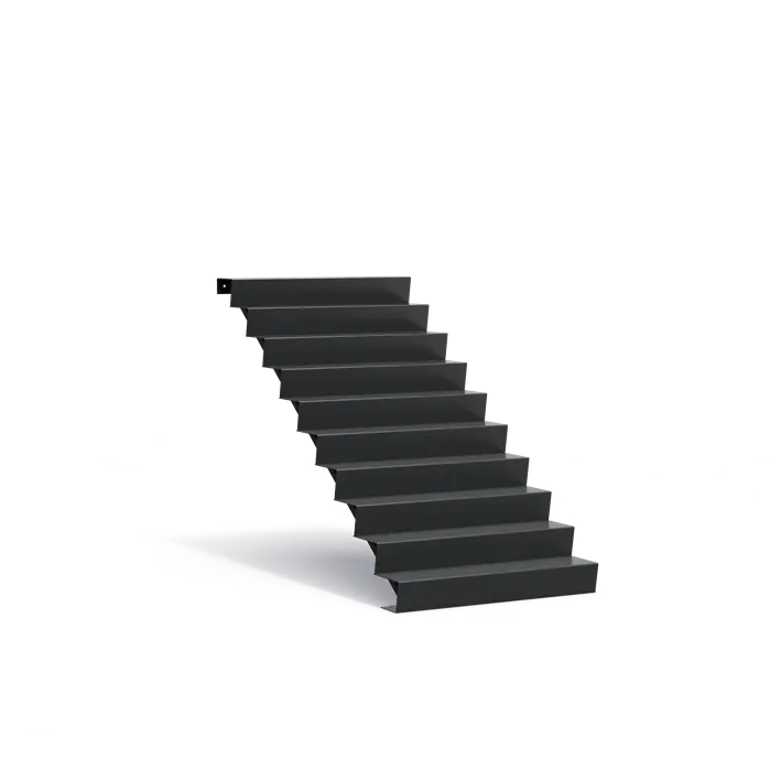 Tuintrap Aluminium 125 x 240 x 170 cm Traptreden | Trap