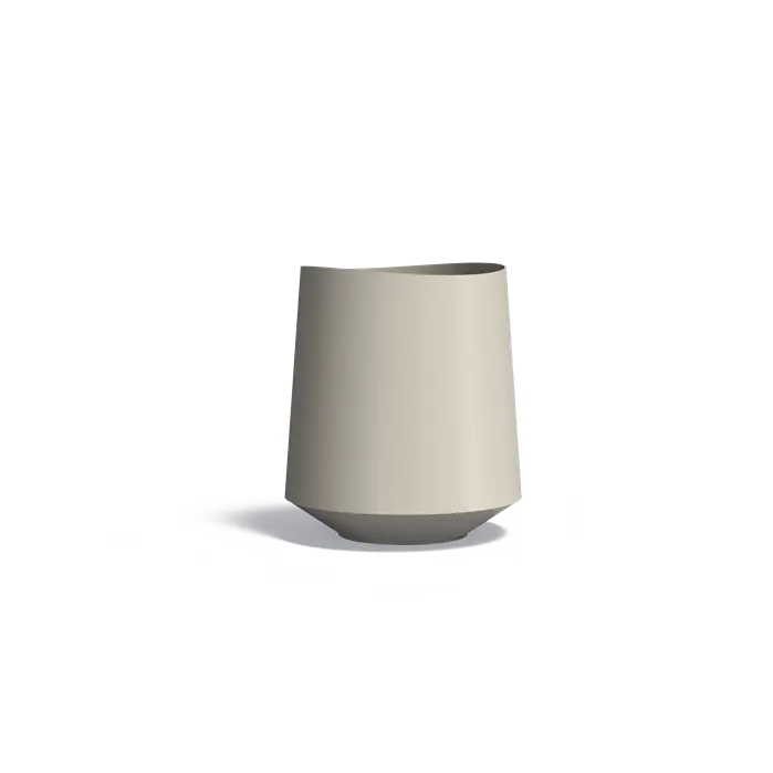 Aluminium Plantenbak Rond 70 x 80 cm