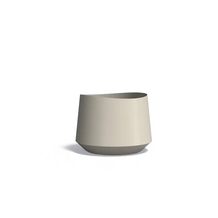 Aluminium Plantenbak Rond 80 x 60 cm