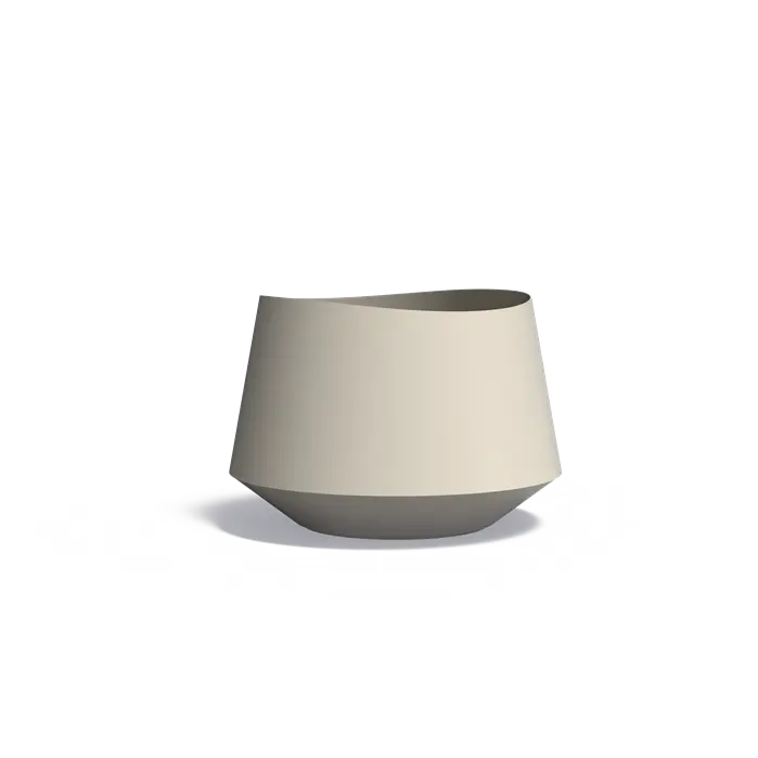 Aluminium Plantenbak Rond 100 x 70 cm