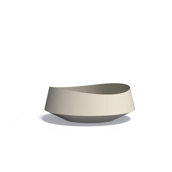 Aluminium Plantenbak Rond 120 x 45 cm
