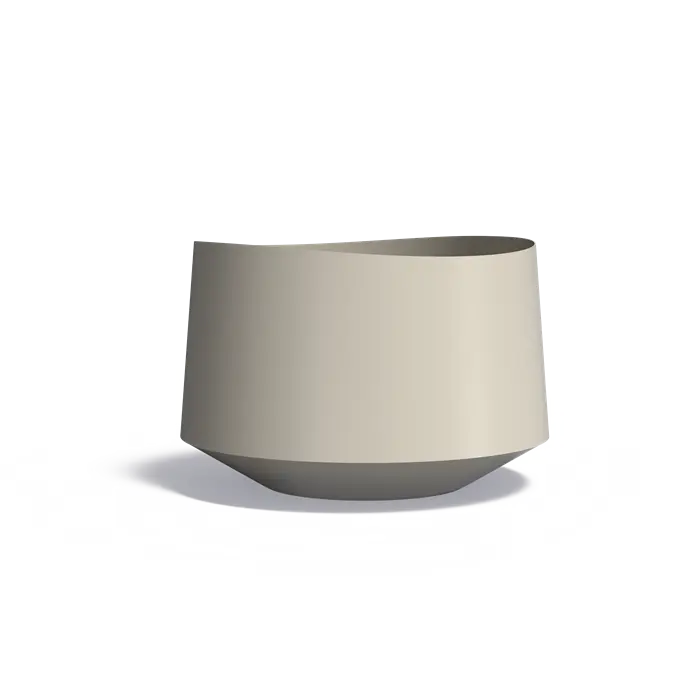Aluminium Plantenbak Rond 120 x 80 cm