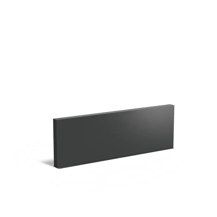 Tuinmuur | Aluminium Tuinwand 300 x 15 x 100 cm