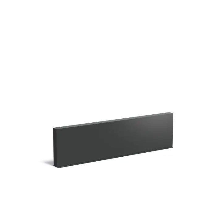 Tuinmuur | Aluminium Tuinwand 300 x 15 x 80 cm