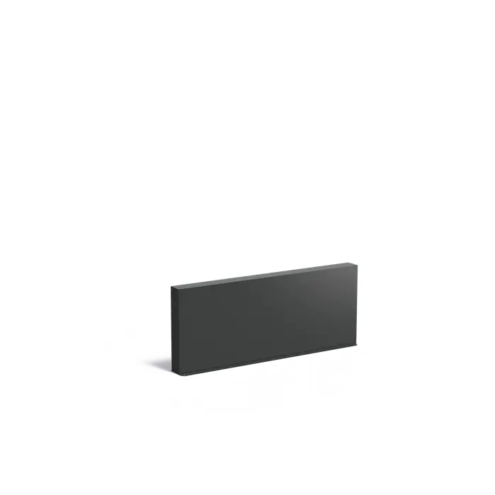 Tuinmuur | Aluminium Tuinwand 200 x 15 x 80 cm
