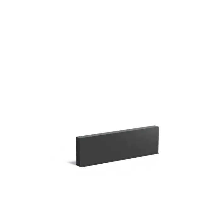 Tuinmuur | Aluminium Tuinwand 200 x 15 x 60 cm