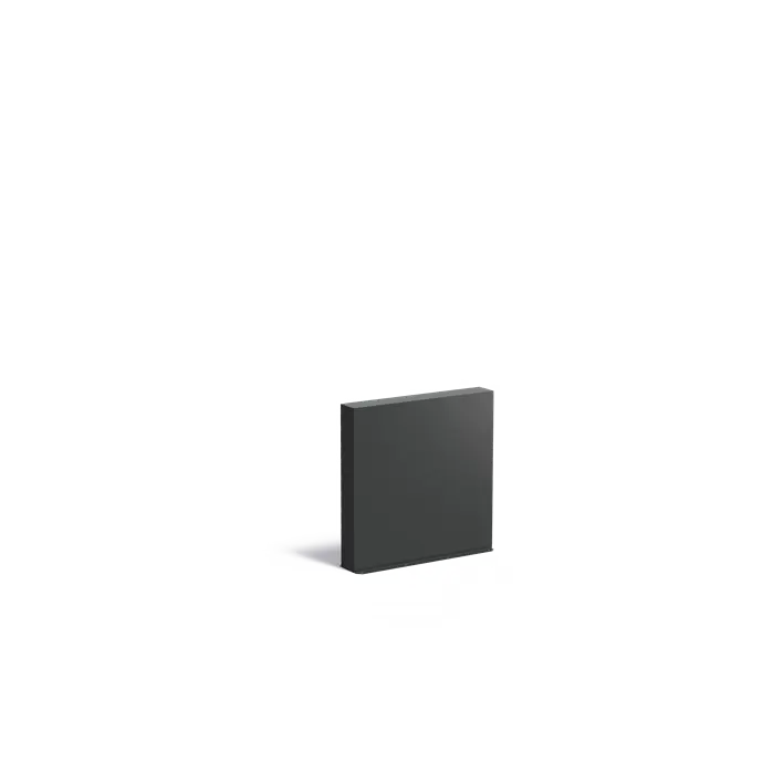 Tuinmuur | Aluminium Tuinwand 100 x 15 x 100 cm