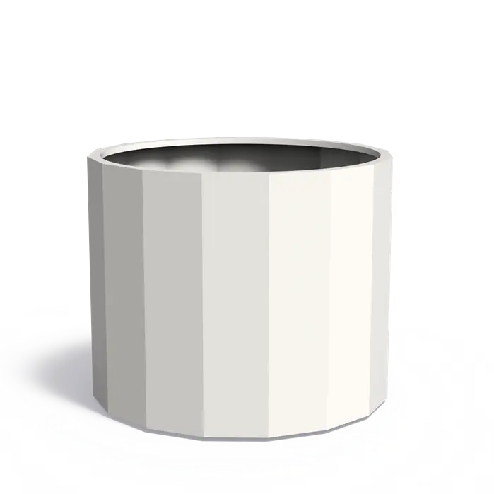 Aluminium Plantenbak Rond 120 x 100 cm - 16 Hoekig