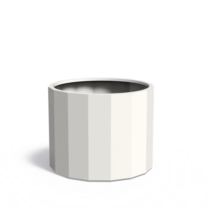Aluminium Plantenbak Rond 100 x 80 cm - 16 Hoekig