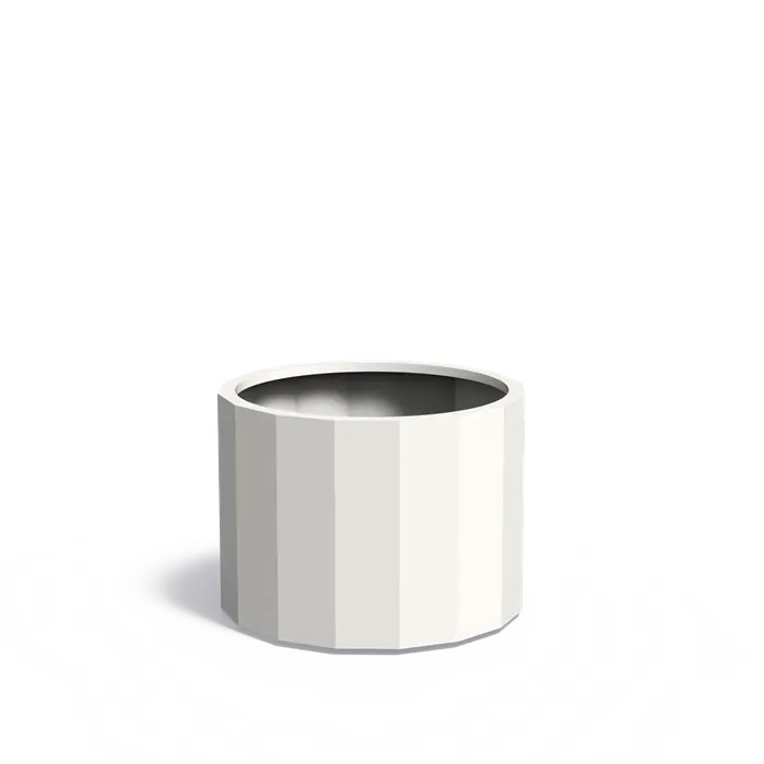 Aluminium Plantenbak Rond 80 x 60 cm - 16 Hoekig