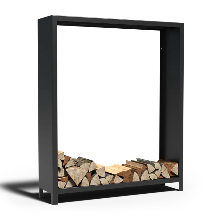 Houtopslag Staal 150 x 40 x 180 cm - Haardhout Opslag