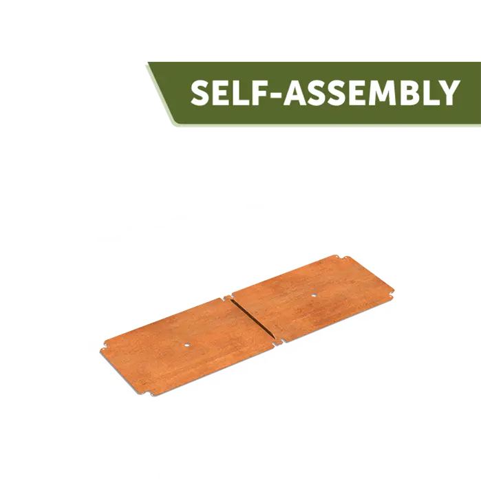 Cortenstaal Plantenbak Bodem 1500 x 500 x 2 mm - Bodemplaat
