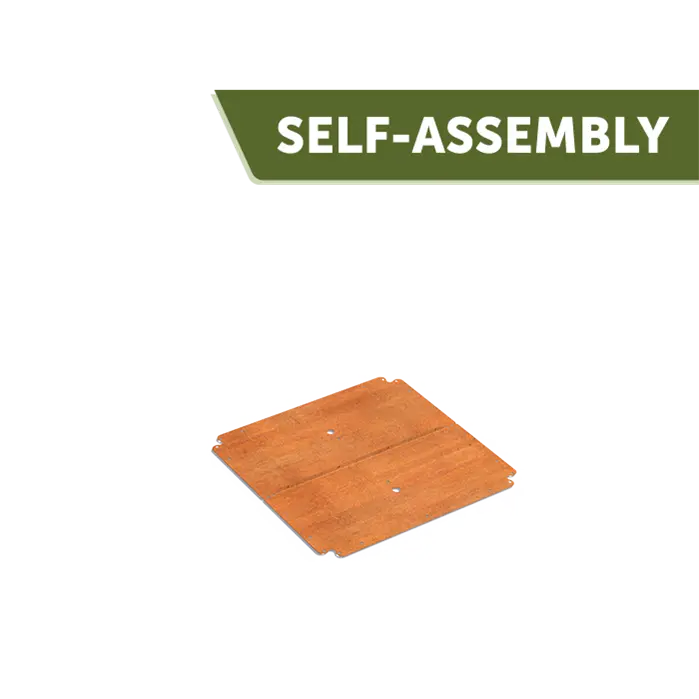 Cortenstaal Plantenbak Bodem 800 x 800 x 2 mm - Bodemplaat