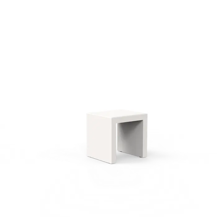 Tuinbankje Wit 45 x 40 x 43.7 cm - Aluminium