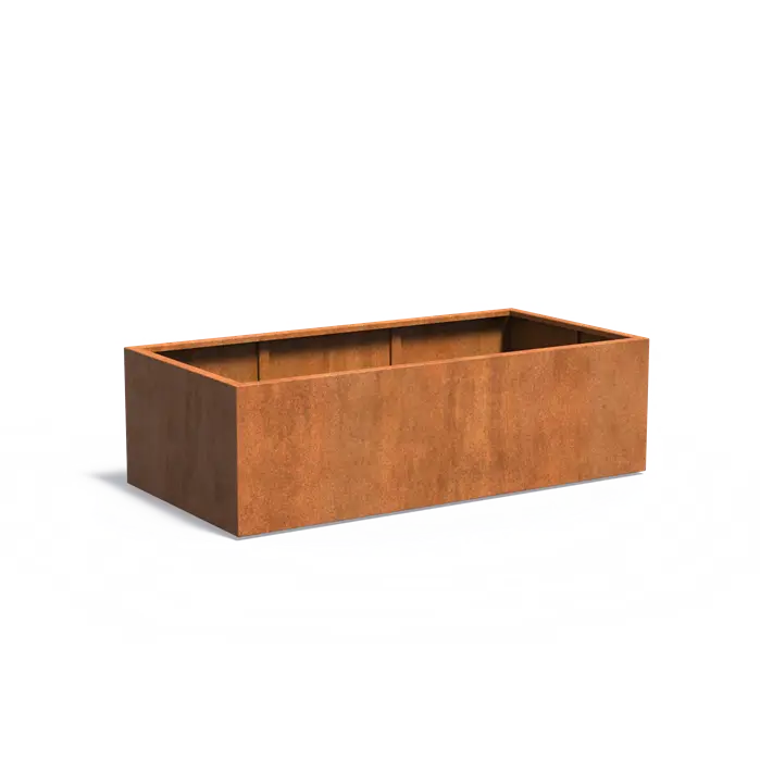 Cortenstaal Plantenbak 200 x 100 x 60 cm
