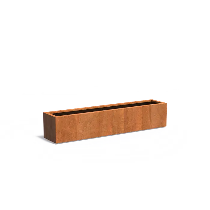 Cortenstaal Plantenbak 200 x 40 x 40 cm