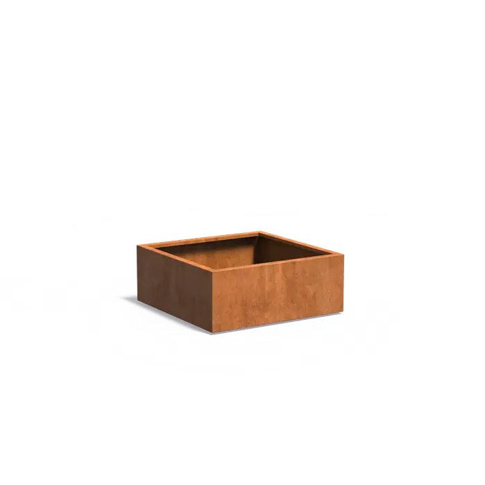 Cortenstaal Plantenbak 100 x 100 x 40 cm