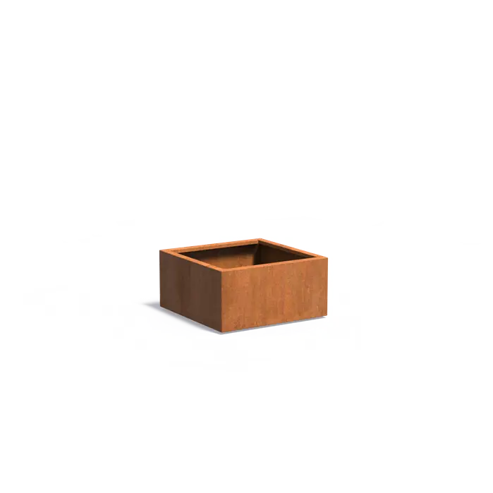 Cortenstaal Plantenbak 80 x 80 x 40 cm