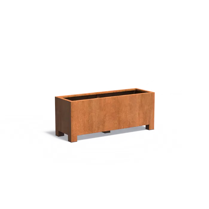 Cortenstaal Plantenbak Op Poten 150 x 50 x 60 cm