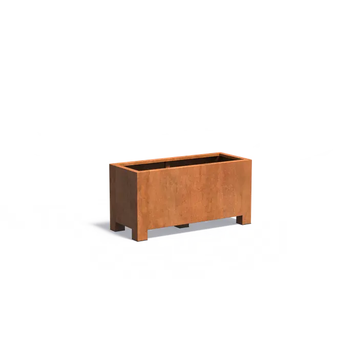 Cortenstaal Plantenbak Op Poten 120 x 50 x 60 cm