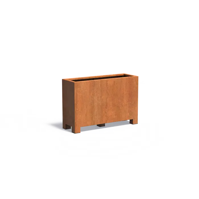 Cortenstaal Plantenbak Op Poten 120 x 40 x 80 cm