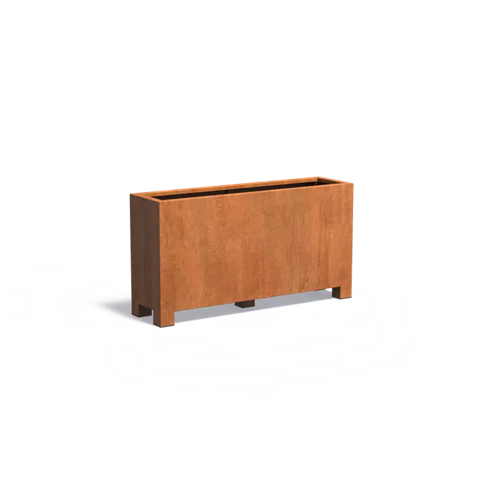 Cortenstaal Plantenbak Op Poten 150 x 40 x 80 cm